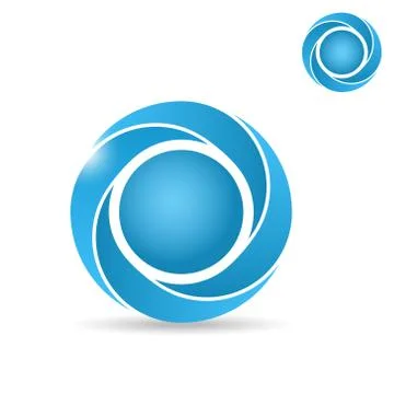 Segmented circle Stock Illustration