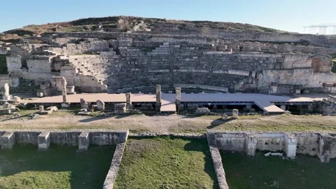 Segobriga was an important Celtic and Roman city located in Spain Stock Footage 300940246