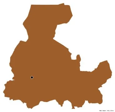 Segou, region of Mali, on white. Pattern Stock Illustration