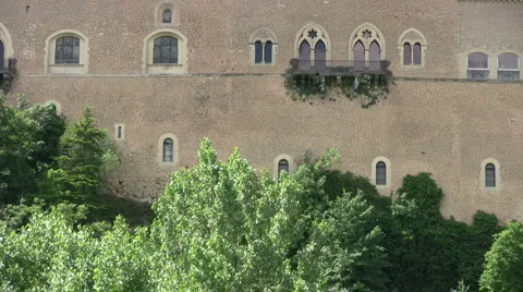 Segovia castle Stock Footage 6194683