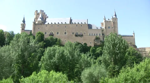 Segovia castle Stock Footage 6229687