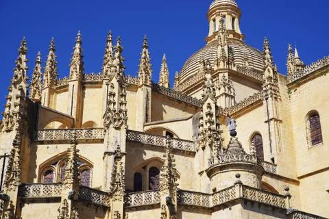 Segovia Cathedral Stock Photos