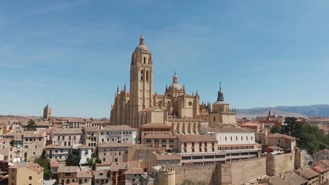 Segovia Cathedral, Spain. Stock Footage 116603977