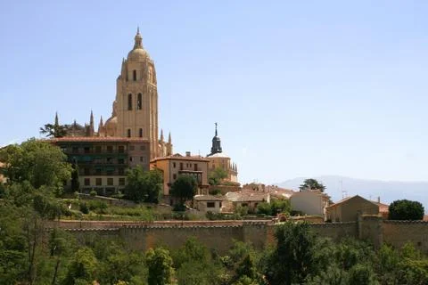 Segovia view Stock Photos