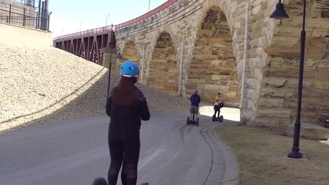 Segway Tour Stock Footage 73941496