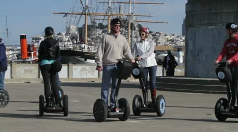Segway Touring Stock Footage 22146354
