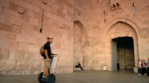 Segway Trip 1 Stock Footage 10940800