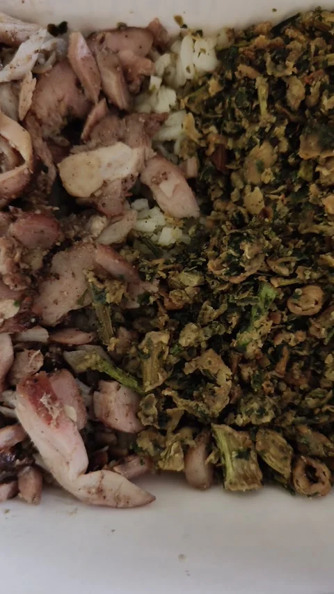 Sei chicken or cow Stock Footage 306743980