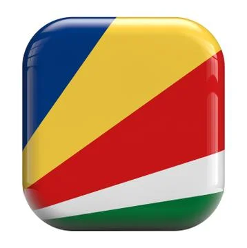 Seichelles flag icon Stock Illustration