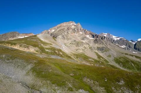 The Seigne Pass Stock Photos