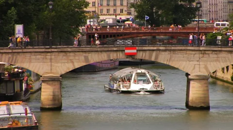 The Seine, Bridges Timelapse Stock Footage 47534106