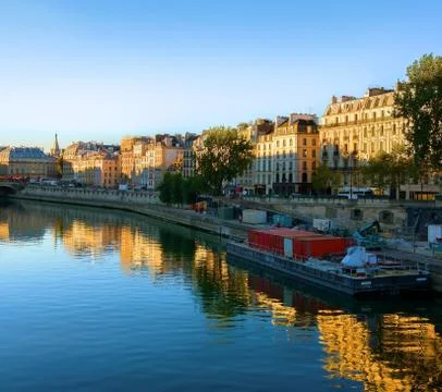 Seine in Paris 스톡 사진