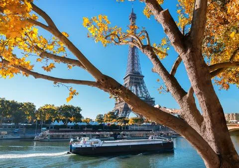 Seine in Paris Stock Photos