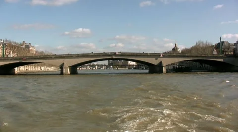 Seine river 스톡 동영상 7740203
