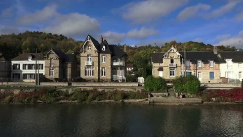 Seine River Stock Footage 147632380