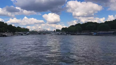 Seine River Stock Footage 168604677
