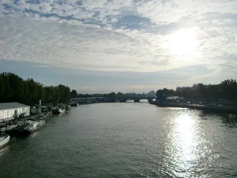 Seine riverside Stock Photos
