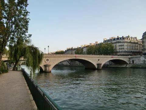 Seine riverside Stock Photos