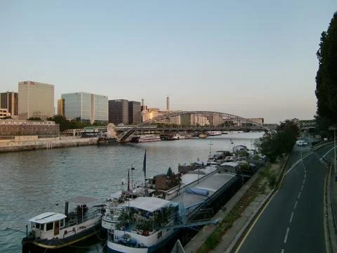 Seine riverside Stock Photos