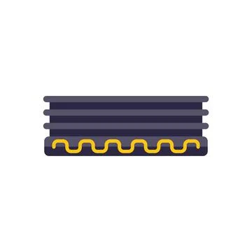 Seismic damper reducing earthquake damage on building structure Stock Illustration