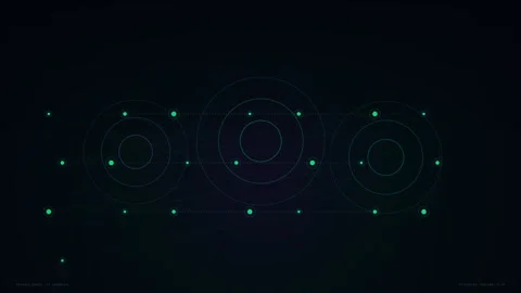 Seismic Sensor Neural Network with Shockwave Ripples 스톡 동영상 344798633