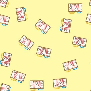 Seismic surveying petroleum engineer vector seamless pattern Illustrazione stock