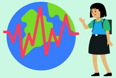Seismograph Concept Illustration Stock Illustration