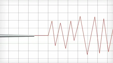 Seismograph or Polygraph HD1080 Loopable Stock-Footage 486125