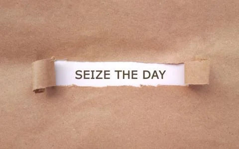Seize the day 스톡 사진