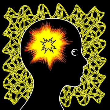 Seizure Triggers Stock-Illustration