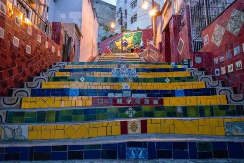 Selaron Staircase Stock Photos