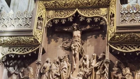 Selby Abbey 库存影片 334246715
