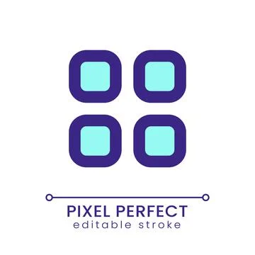 Select all items pixel perfect RGB color ui icon イラスト素材