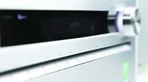 Select of the AV Receiver inputs Stock Footage 47238409