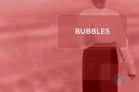 Select BUBBLES - technology and business concept Foto stock