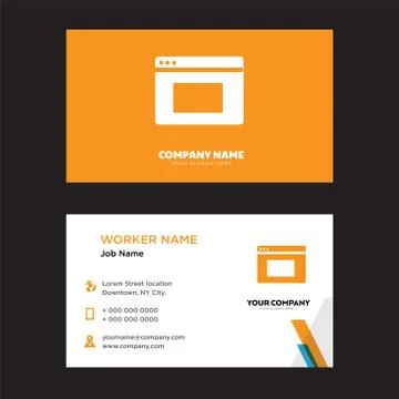 Select business card design イラスト素材