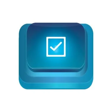 Select Button Stock Illustration