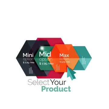 Select choice template イラスト素材