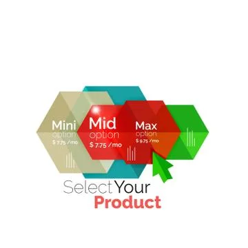 Select choice template イラスト素材