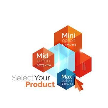 Select choice template イラスト素材