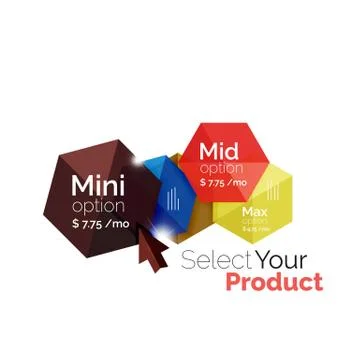 Select choice template イラスト素材