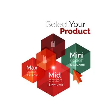 Select choice template イラスト素材