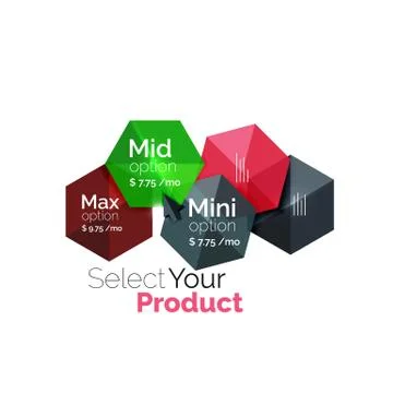 Select choice template イラスト素材