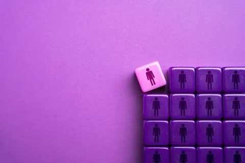 Select an employee. Select a person from the pool of candidates. Hiring by .. Stock Photos