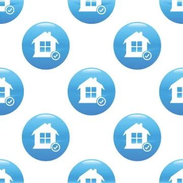 Select house sign pattern Stock Illustration