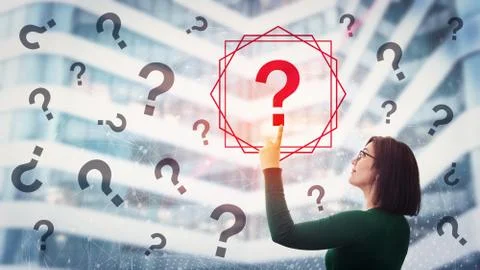 Select main question Stock Photos