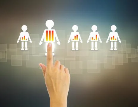 Select people 库存照片