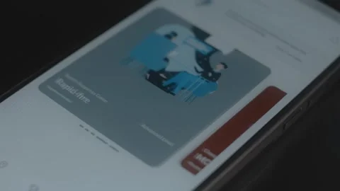 Select response and memory games app on smartphone. Stock Footage 253094780