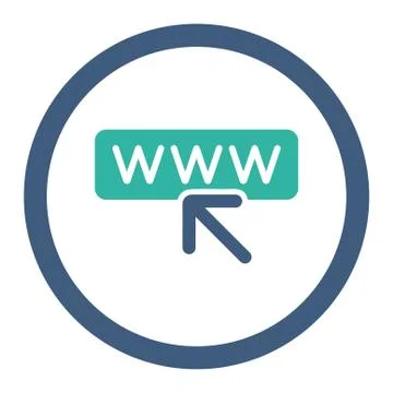 Select Website Rounded Raster Icon イラスト素材