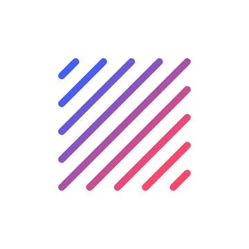 Selected area pixel perfect gradient linear ui icon 스톡 일러스트